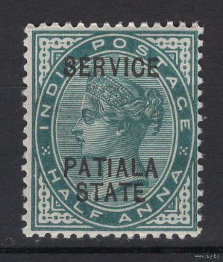 1891 Индия Patiala** Королева Виктория  служебная SG#08