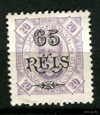 Португальские колонии - Мозамбик - 1902 - Надпечатка 65 REIS на 20R - [Mi.73] - 1 марка. MH.  (Лот 105BD)