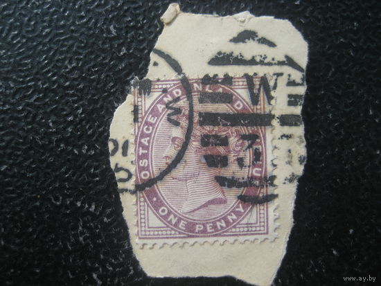 Великобритания 1881 Виктория на вырезке