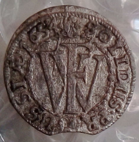 Германия, Бранденбург-Пруссия 1 шиллинг 1654 г.