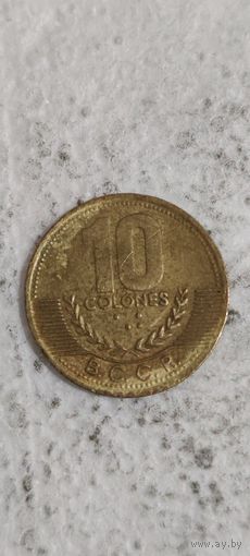 Коста-Рика 10 колонес 2002