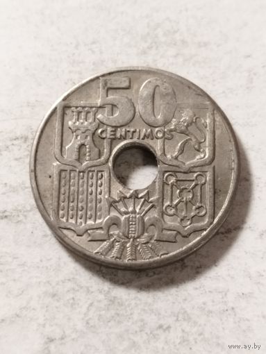 Испания 50 сентим 1963