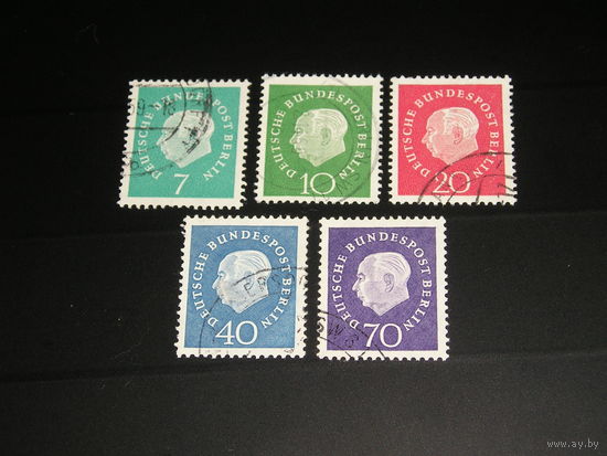 Зап. Берлин 1959 Бундеспрезидент Хайс