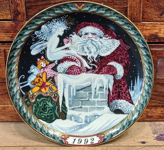 Тарелка настенная из рождественской серии, Дания
