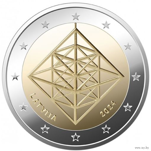 Латвия 2 евро, 2024 Пузурис UNC