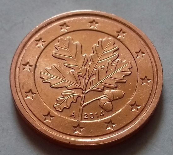 1 евроцент, Германия 2014 A, D, F, G, AU