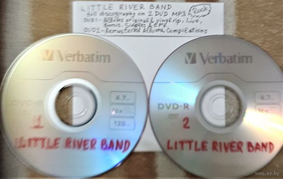 DVD MP3 полная дискография - LITTLE RIVER BAND (Country / soft-rock) - 2 DVD