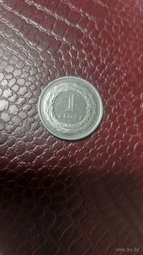 Монета 1 злотый 2020г. Польша. Хорошая!