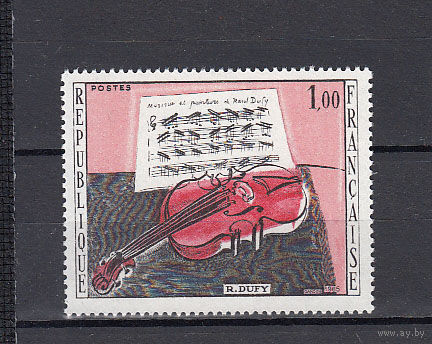 Живопись. Франция 1965. 1 марка. Michel N 1529 (0,5 е).