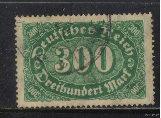 Германия Респ 1923 Инфляция Номинал большой Стандарт ВЗ2 #249