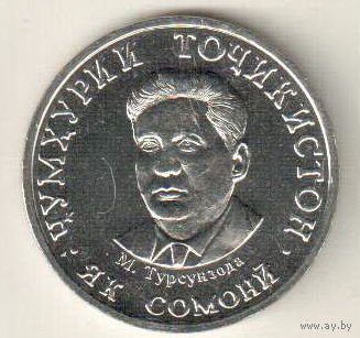 Таджикистан 1 сомони 2020