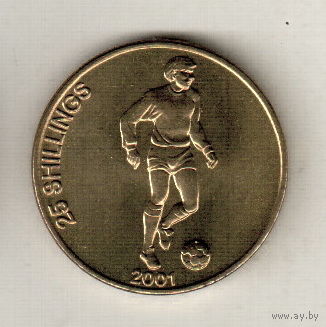 Сомали 25 шиллинг 2001