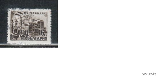 Болгария-1952, (Мих.821) , гаш.  , Стандарт, ТЭЦ, (3)