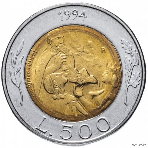 Сан-Марино 500 лир, 1994 UNC