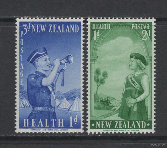 Новая Зеландия 1958** Скауты Mi#374-75