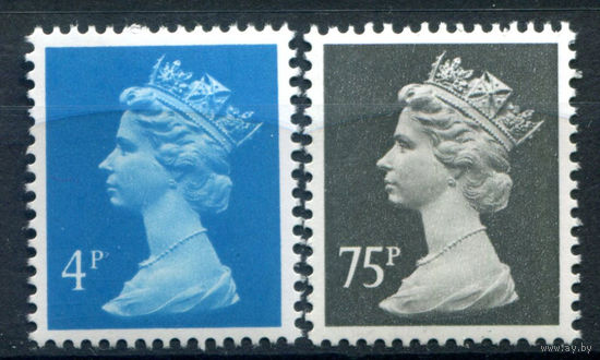 Великобритания - 1988г. - королева Елизавета II, стандартный выпуск - 2 марки - полная серия, MNH [Mi 1160-1161]. #3-GB-Z-1-17