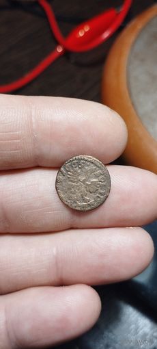 Солид 1665 Ян Казимир 2 польский герб