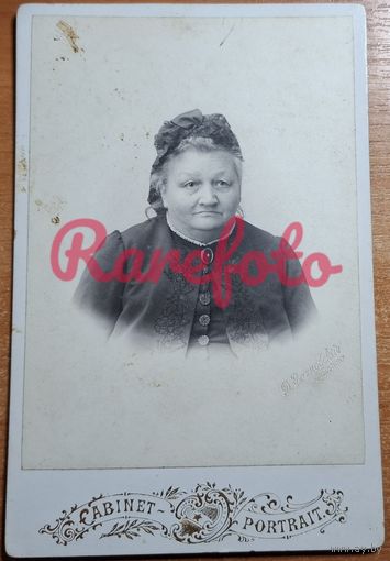 1890-е кабинет-портрет Гатчина Софья Алексеевна Славянова кузина Николая Гавриловича Славянова (изобретателя электрической дуговой сварки) Архив Славяновых фотограф Д.Н. Сахновский