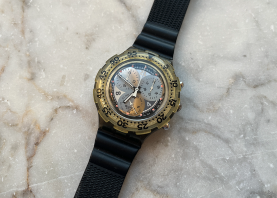 Часы Swatch хронограф швейцарские
