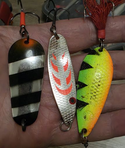 Блесны 3шт одним лотом