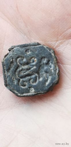 Щиток-печать от перстня. 17 век.