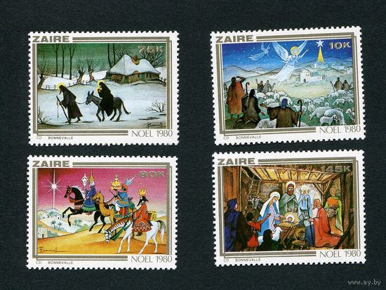 1980 Заир (Конго) Рождество Новый год
