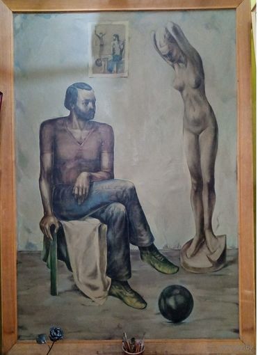 Веремьев Иван, х.м. 70-е. 200х140см. торг. предлагайте свою цену