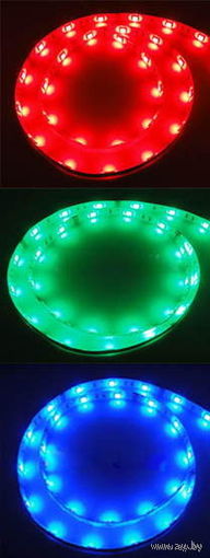Светодиодная лента 1M 60 LED 3528 SMD  цвет: синий, красный, зелёный!