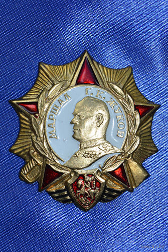 Знак нагрудной - Общественная награда Маршал Г.К.Жуков реплика