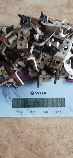 Пластины медные посеребренные