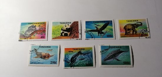 Танзания 1994. Животные под защитой. Полная серия
