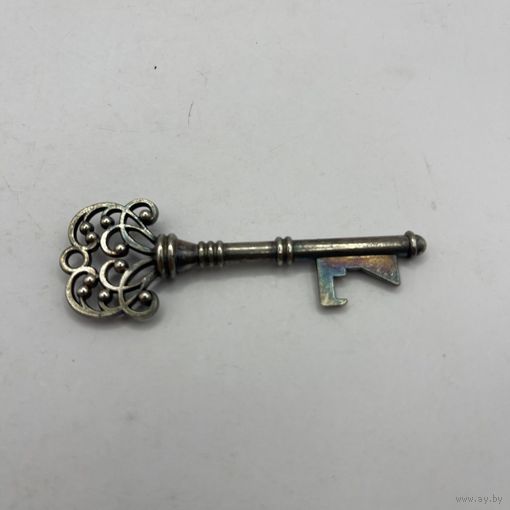 Ключ мебельный посеребренный. Италия. 3413