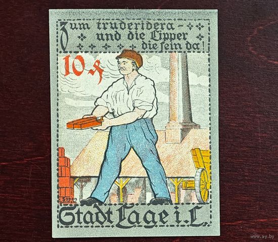 1921 год Германия 10 марок