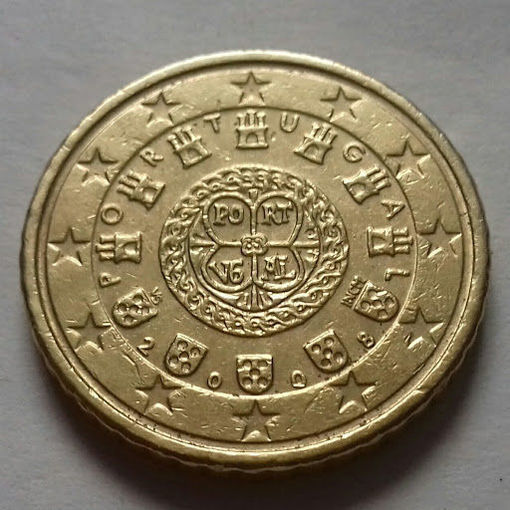 50 евроцентов, Португалия 2008 г.