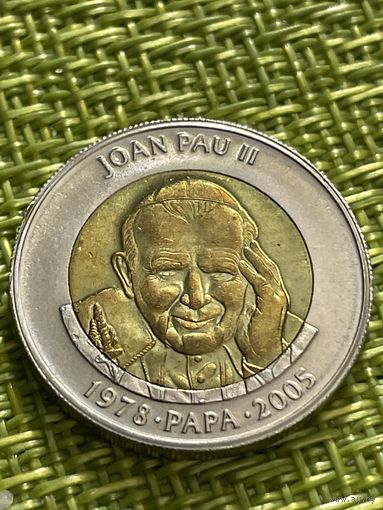 Андорра 1 динеро 2005 г