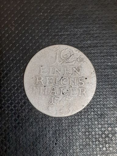 1/12 талера 1767 год пруссия