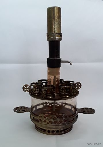 Коньячный сервиз с пневмодозатором