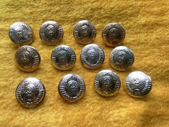Пуговицы генеральские времен СССР