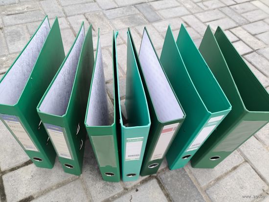 Скоросшиватели 7 штук, старт с 10 руб