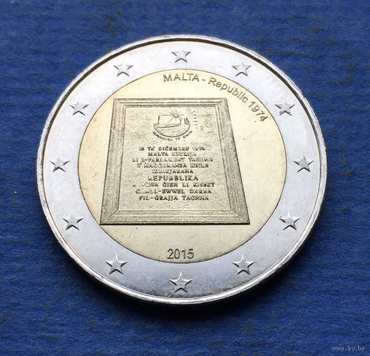 Мальта 2 евро 2015 Республика
