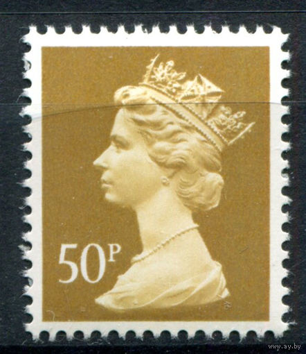 Великобритания - 1990г. - королева Елизавета II, стандартный выпуск - 1 марка - полная серия, MNH [Mi 1295]. #3-GB-Z-1-14