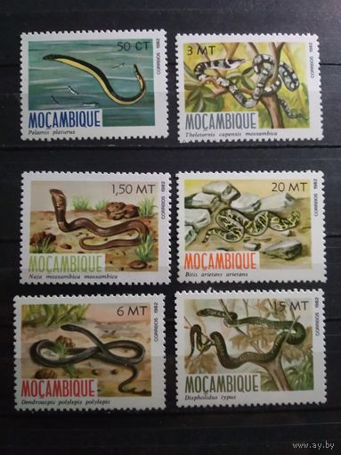Мозамбик 1982 г. Рептилии.
