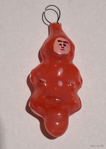 Елочная мини игрушка Девочка из очень редкого теребовлянского набора Малютка