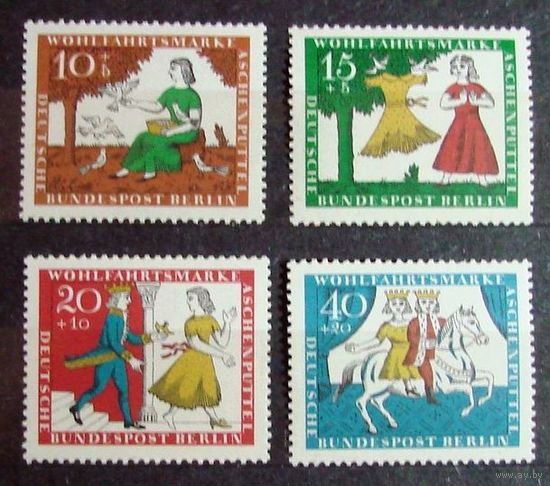 Германия Берлин 1965 Мих  266-269 ** Сцены из сказки Золушка\\01
