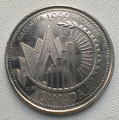 Канада 25 центов, 1999 Декабрь 1999, Это Канада  2-2-13