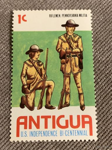 Антигуа. Riflemen, Pennsylvania Militia