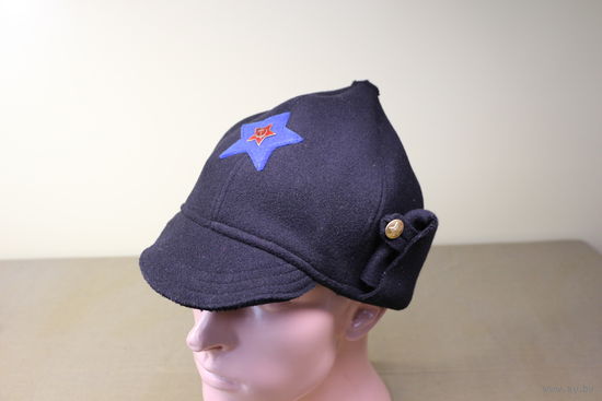 Будёновка с эмалевой звездой. 58-60 раз. Распродажа коллекции вещей. С РУБЛЯ! АУКЦИОН!