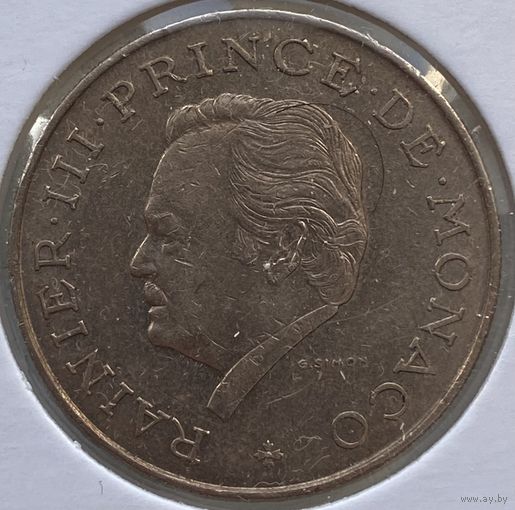 Монако 10 франков 1982 г. В холдере