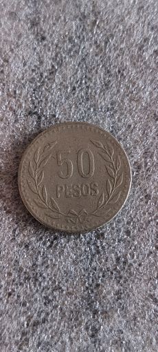 Колумбия 50 песос 1991