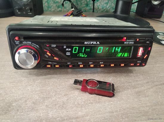 Автомагнитола Supra CD, MP3, USB